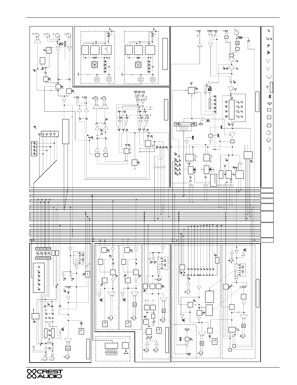 Vx block diagram, Entury, Eries | Ppendix, Main buses | Peavey Century Series User Manual | Page 31 / 38