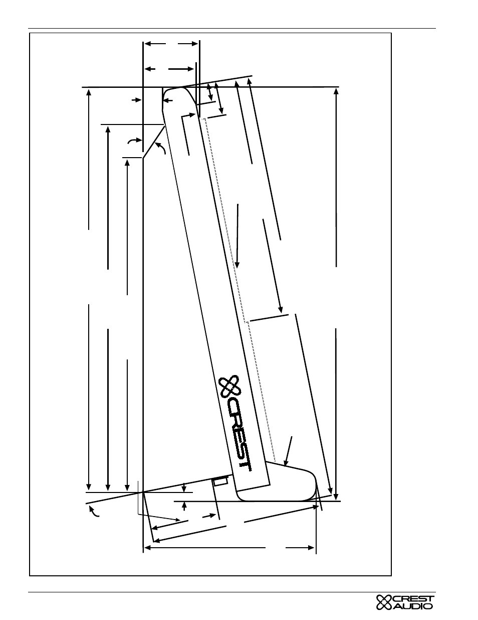 Console side dimensions | Peavey Century Series User Manual | Page 32 / 38