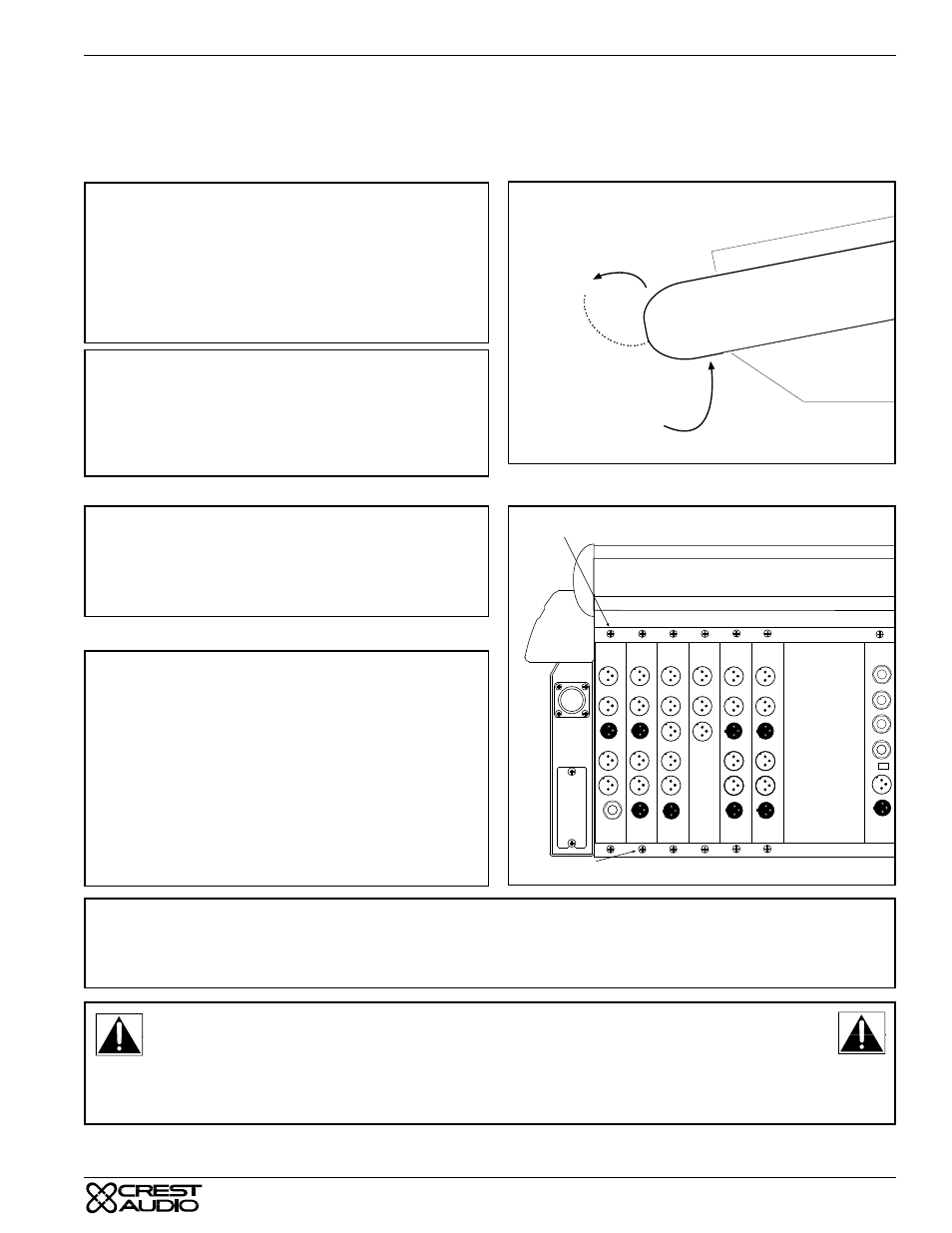 Console disassembly, One • open the armrest, Two • remove front module screw | Three • remove rear screws, Four • lift the module(s) out, Five • putting it all back together, Opening the armrest thumbscrews, Upper screw lower screw, Entury, Eries | Peavey Century Series User Manual | Page 35 / 38