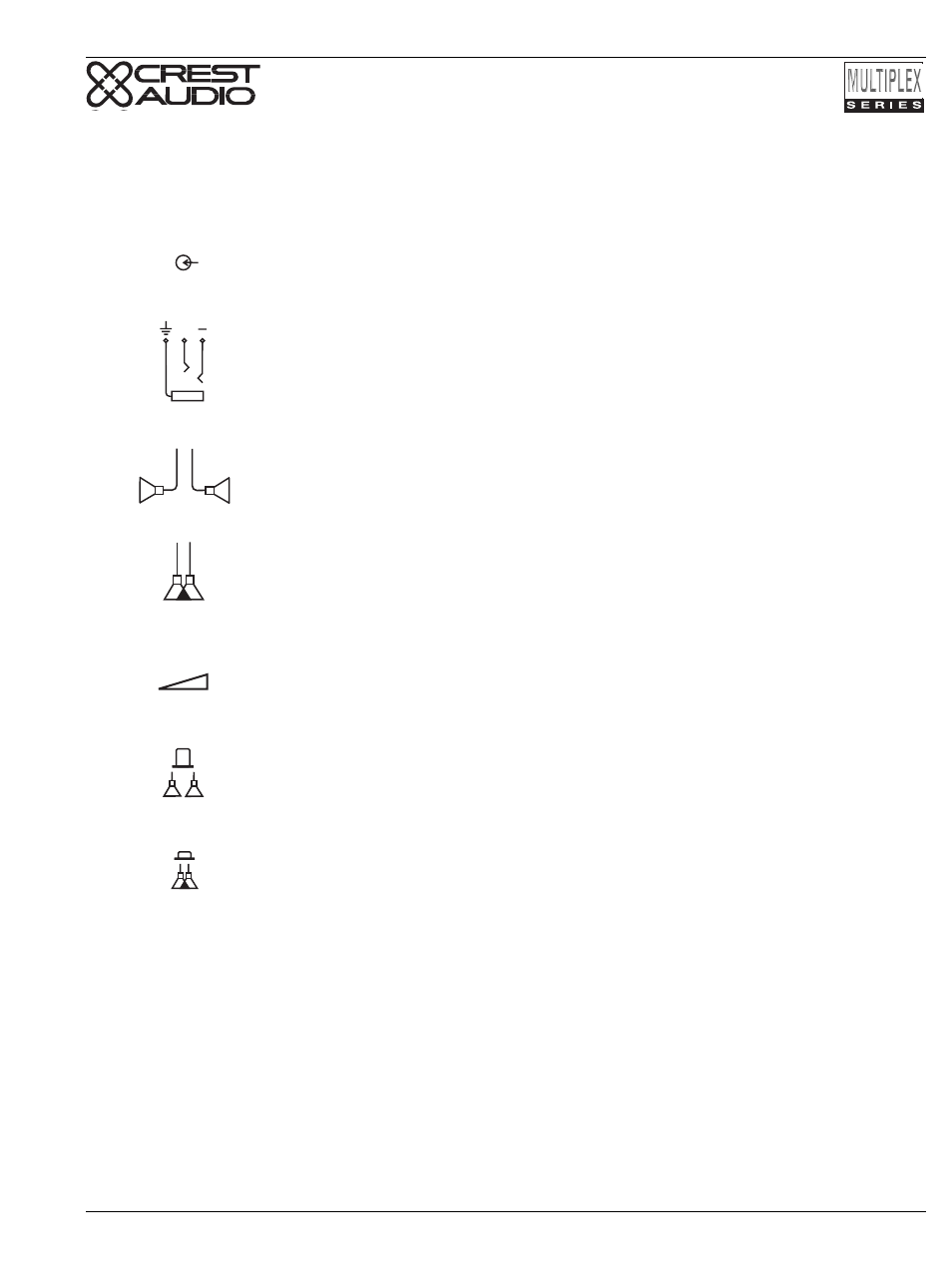 Appendix b - rear panel legend | Peavey Multiplex Series User Manual | Page 21 / 22