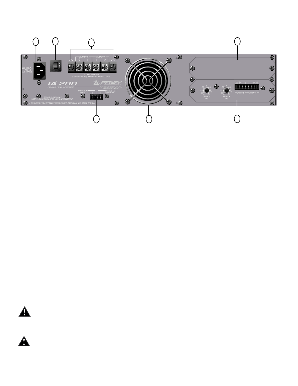 Peavey IA 400V User Manual | Page 54 / 69