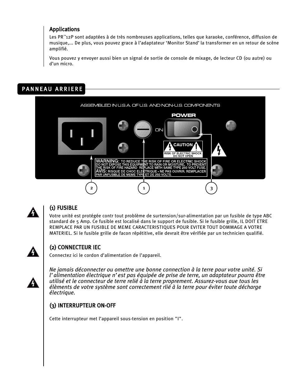 Peavey PR 10P User Manual | Page 34 / 44