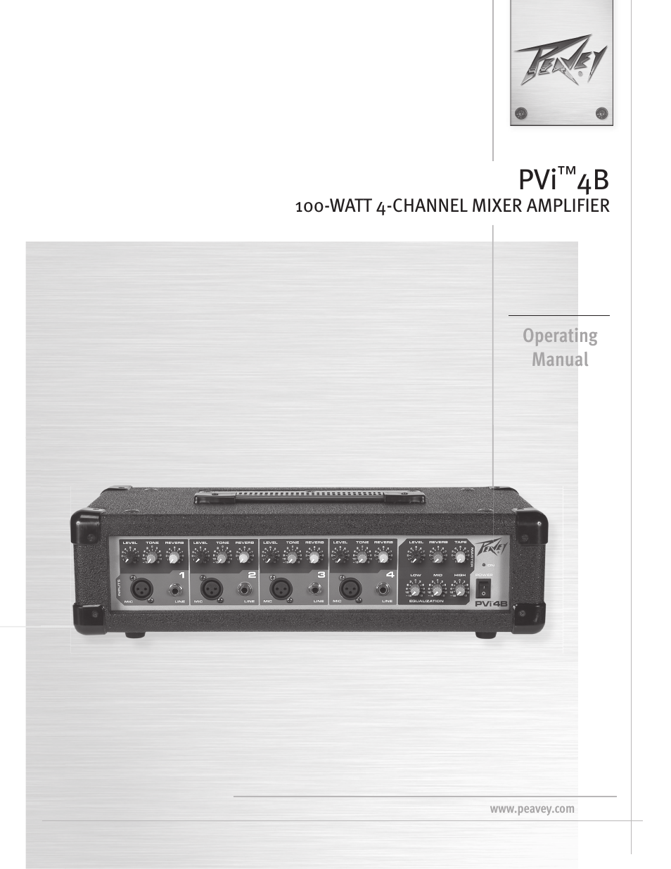 Peavey 4B User Manual | 16 pages