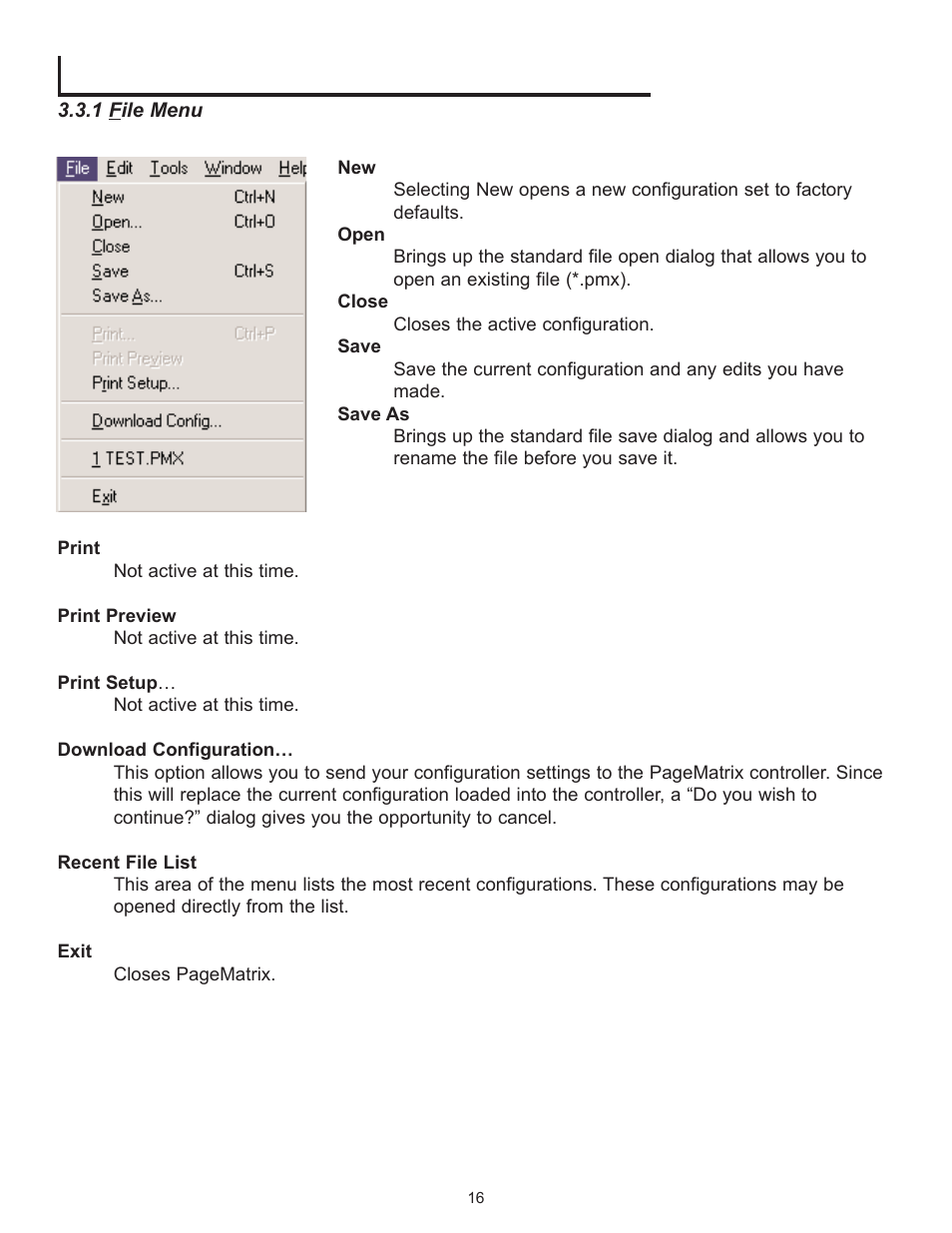 Peavey PageMatrix User Manual | Page 16 / 104