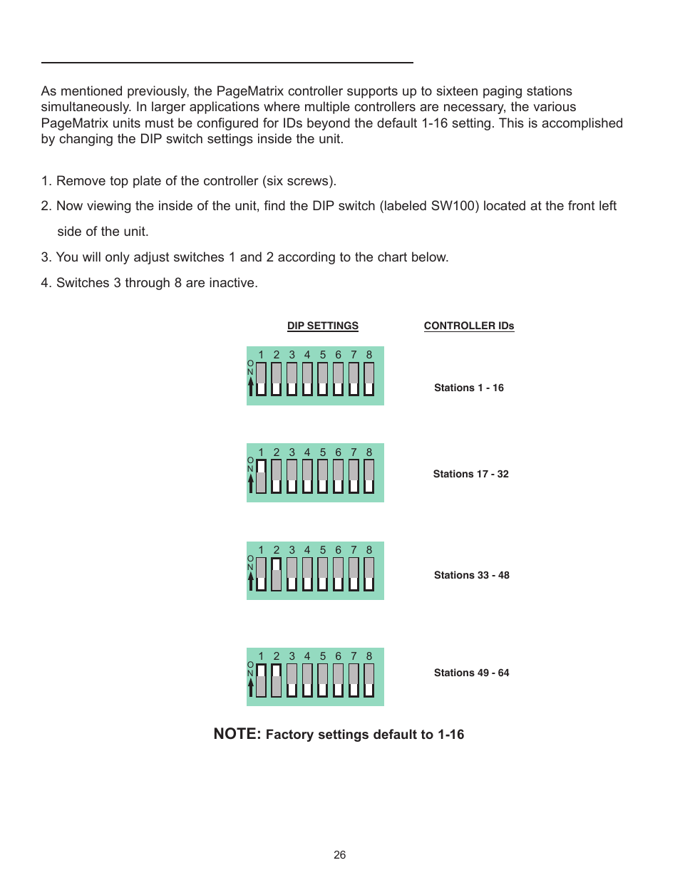 Peavey PageMatrix User Manual | Page 26 / 104