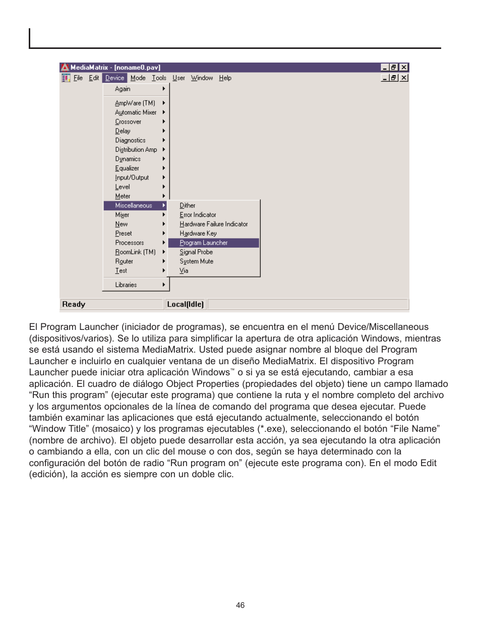 Peavey PageMatrix User Manual | Page 46 / 104