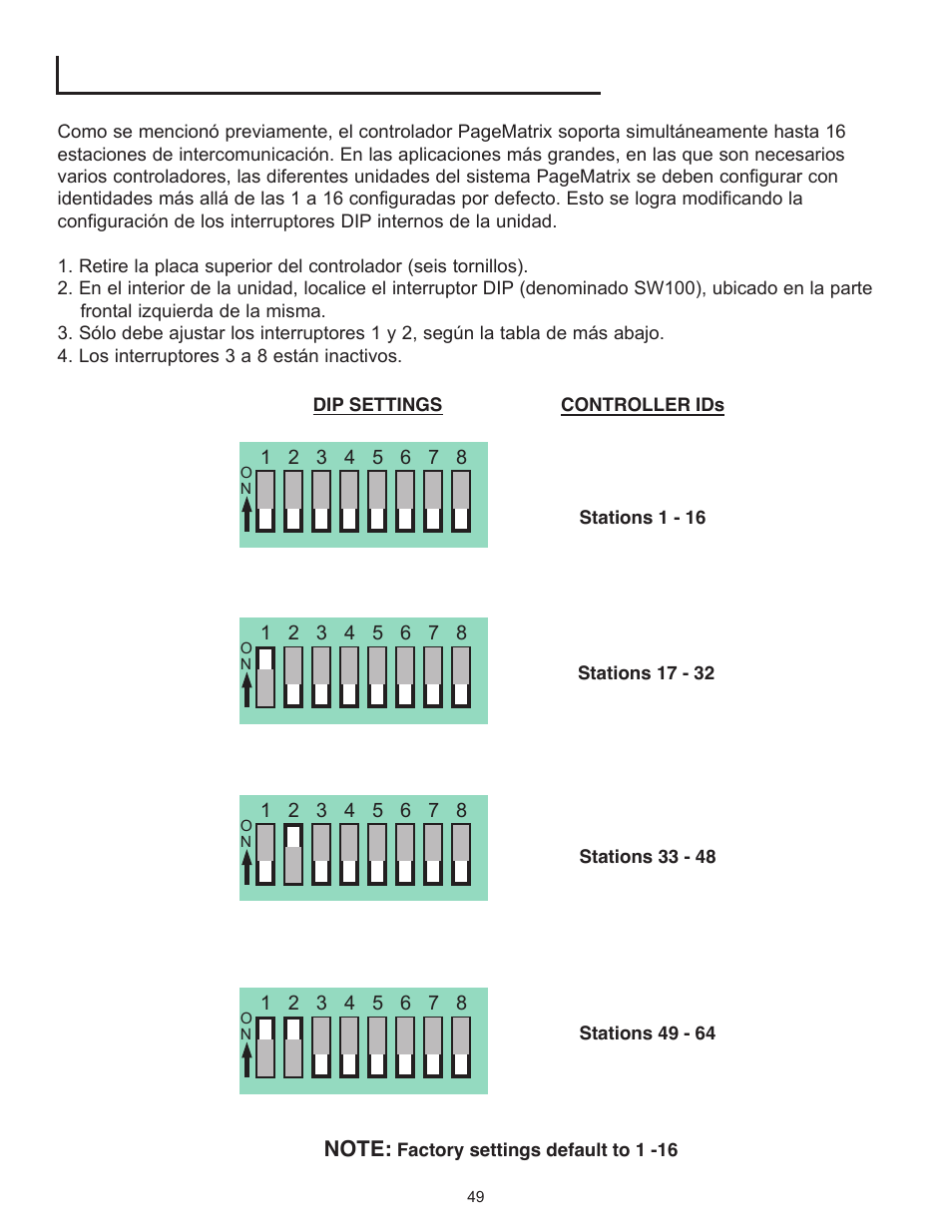 Peavey PageMatrix User Manual | Page 49 / 104