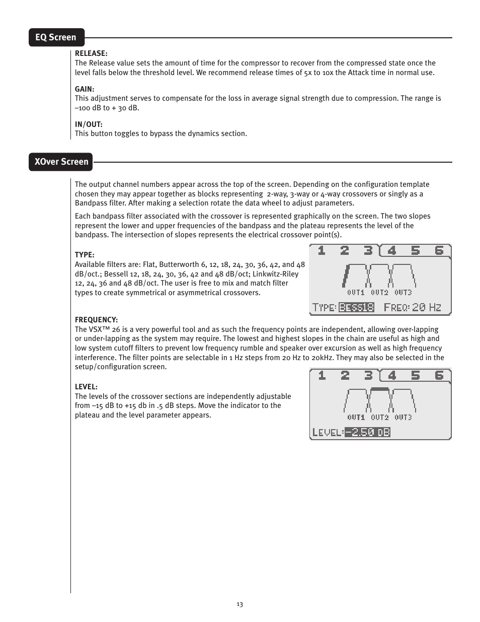 Peavey VSX 26 User Manual | Page 13 / 56