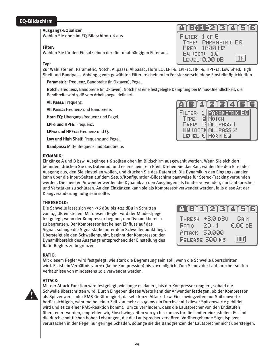 Peavey VSX 26 User Manual | Page 24 / 56