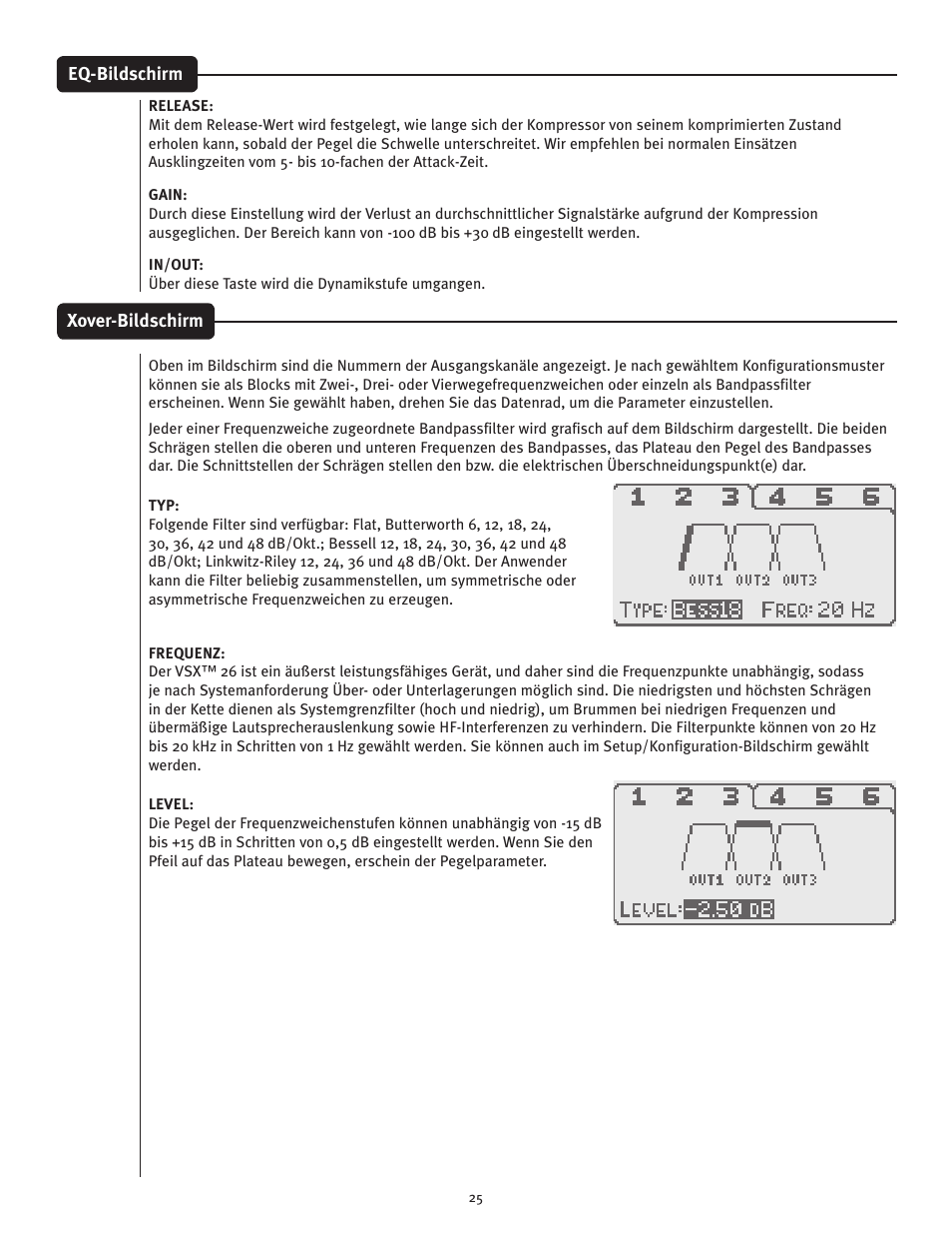 Peavey VSX 26 User Manual | Page 25 / 56