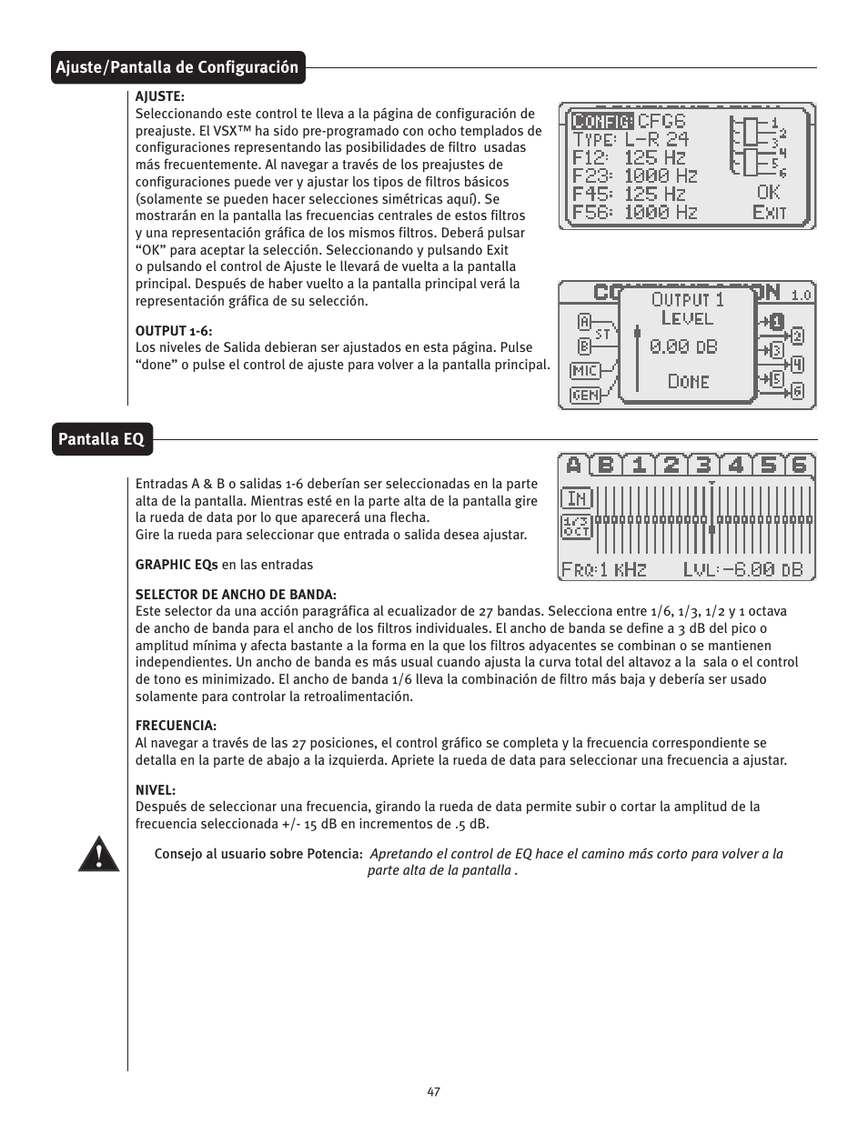 Peavey VSX 26 User Manual | Page 47 / 56