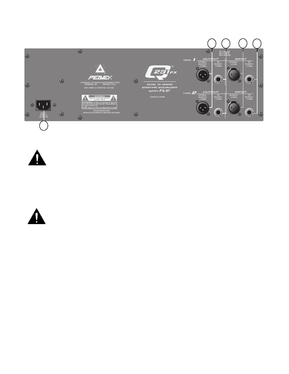 Peavey Q 231F Dual User Manual | Page 13 / 20