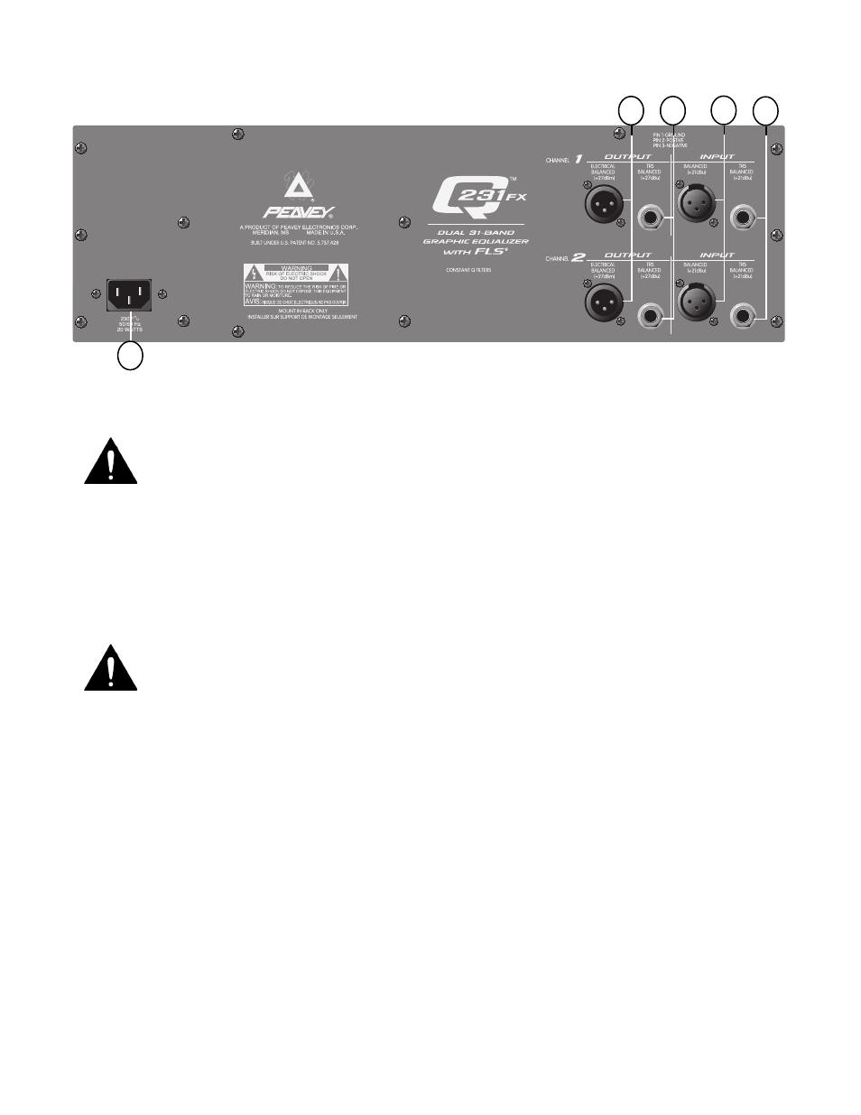 Peavey Q 231F Dual User Manual | Page 16 / 20