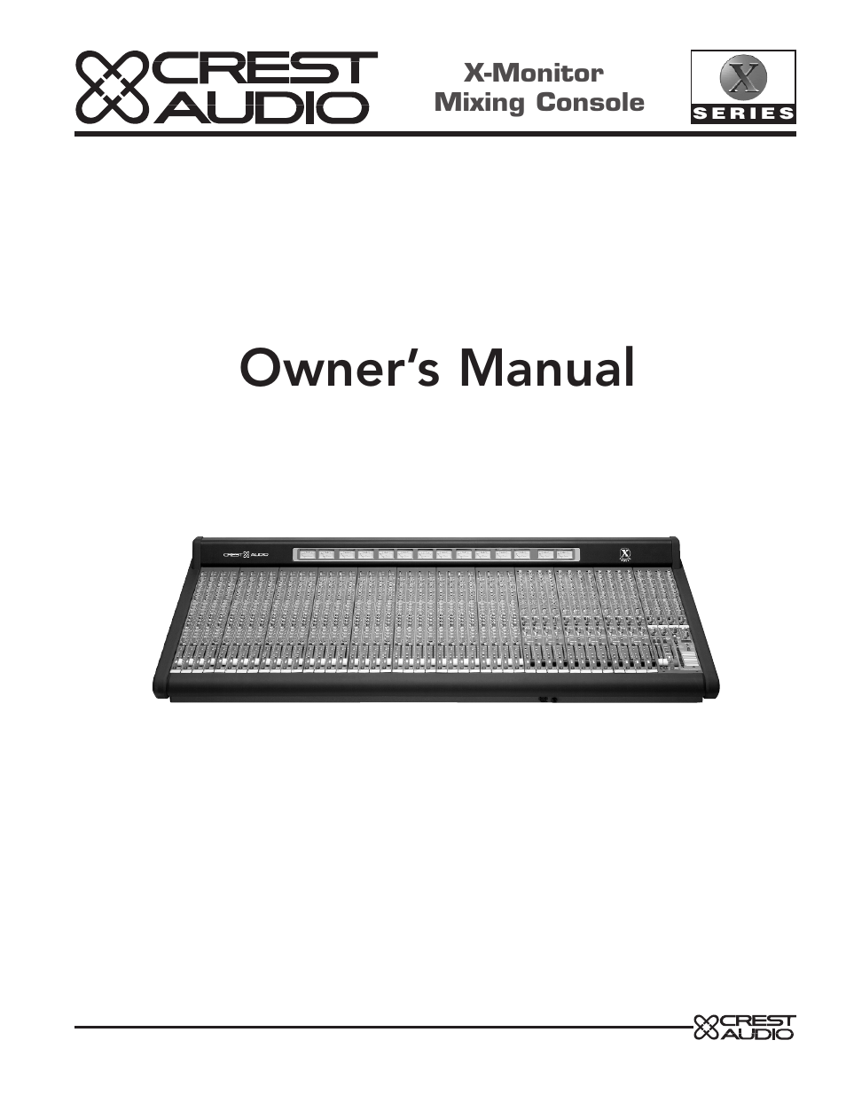 Peavey X-Monitor User Manual | 72 pages