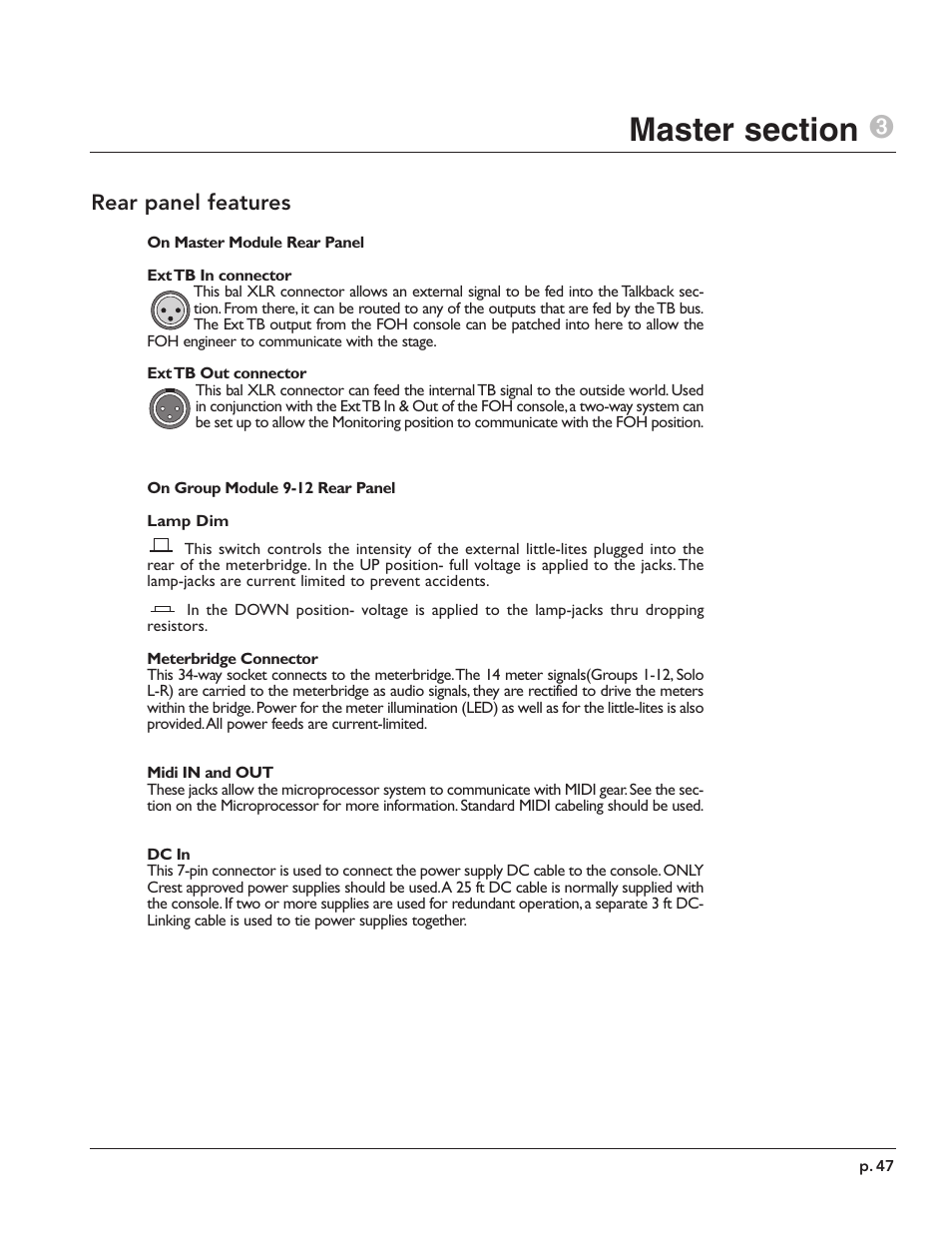 Peavey X-Monitor User Manual | Page 47 / 72