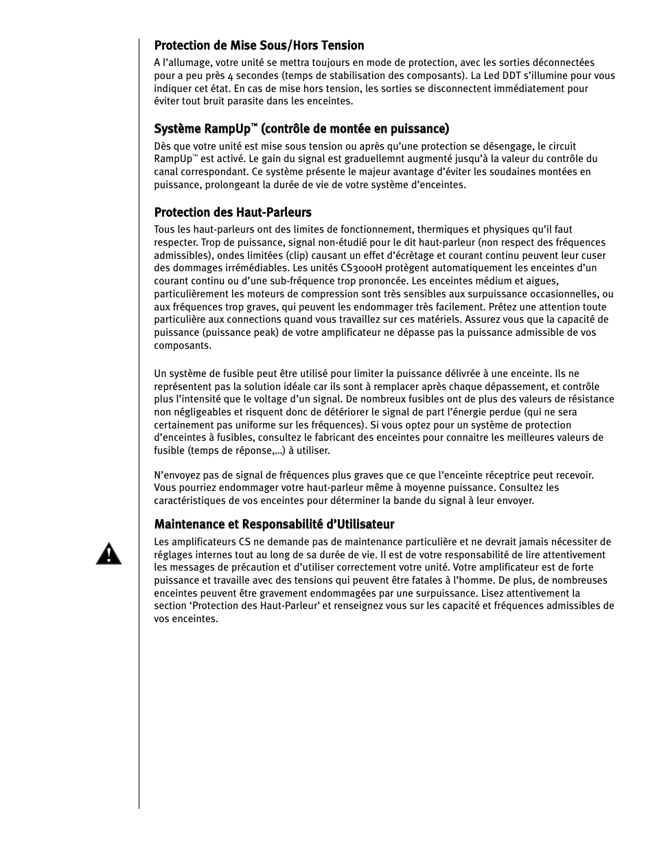 Peavey CS 800H User Manual | Page 52 / 60