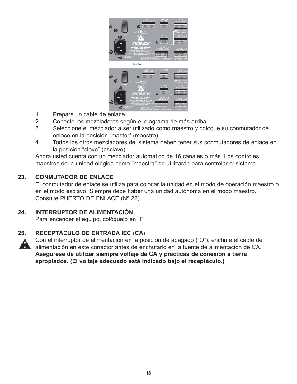 Peavey Automix2 User Manual | Page 18 / 32