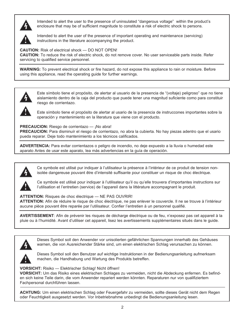 Peavey Automix2 User Manual | Page 2 / 32