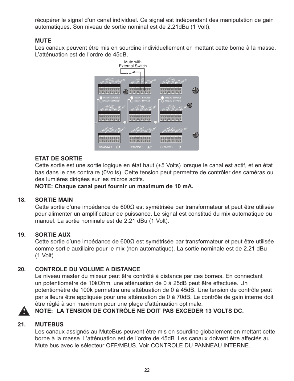 Peavey Automix2 User Manual | Page 22 / 32