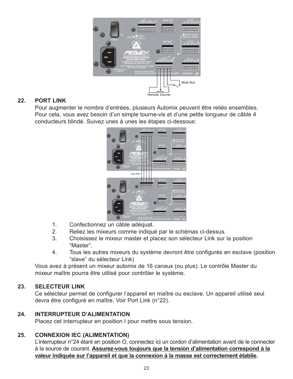 Peavey Automix2 User Manual | Page 23 / 32