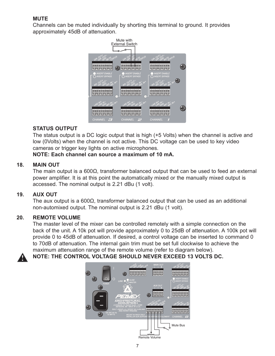 Peavey Automix2 User Manual | Page 7 / 32