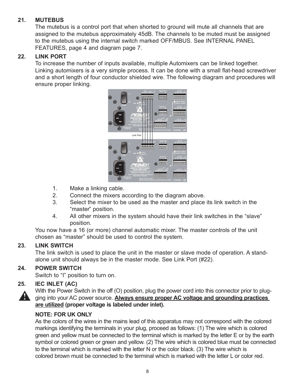 Peavey Automix2 User Manual | Page 8 / 32