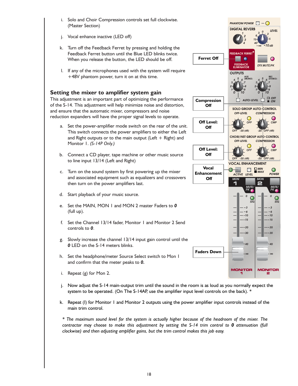 Peavey S-14 User Manual | Page 18 / 32