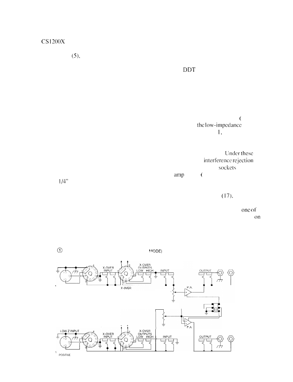 Peavey CS 1200X User Manual | Page 10 / 22