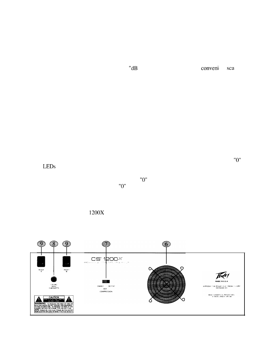 Peavey CS 1200X User Manual | Page 5 / 22