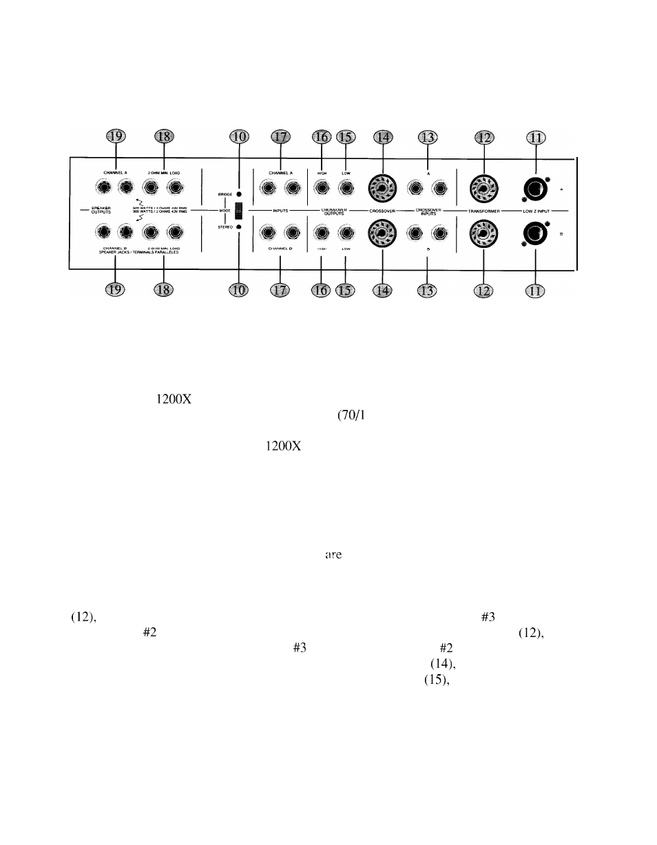 Peavey CS 1200X User Manual | Page 7 / 22