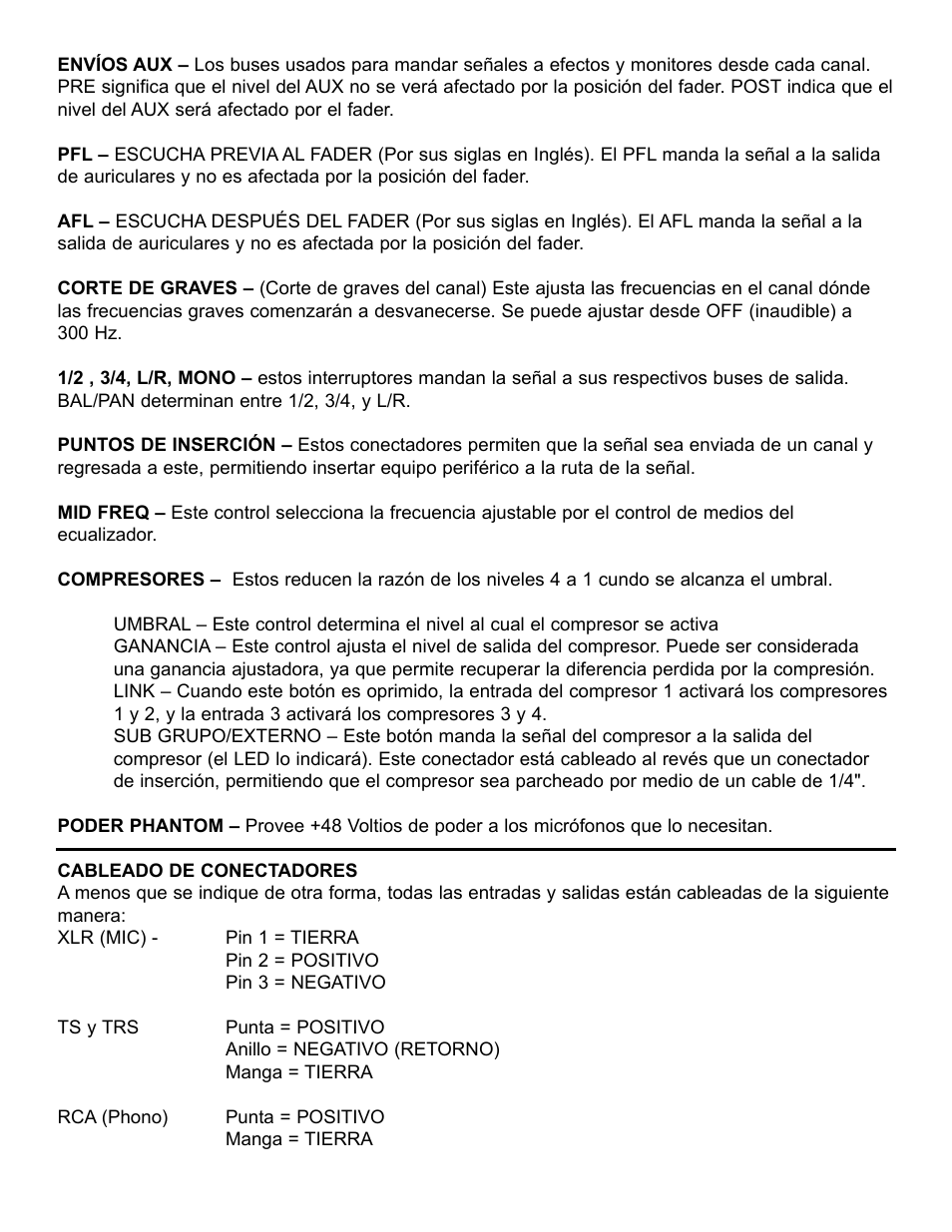 Peavey RQ 4300 Series User Manual | Page 21 / 60