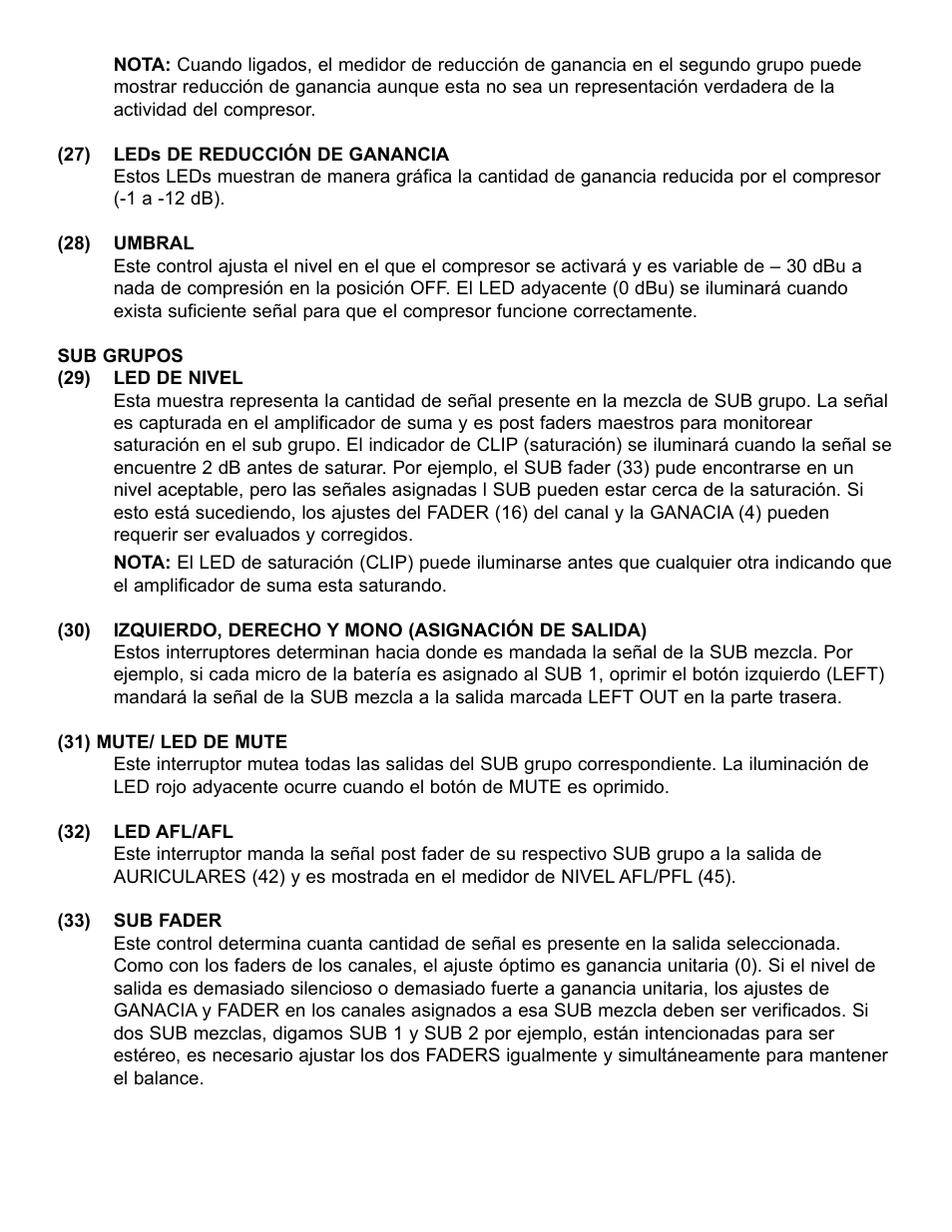 Peavey RQ 4300 Series User Manual | Page 28 / 60