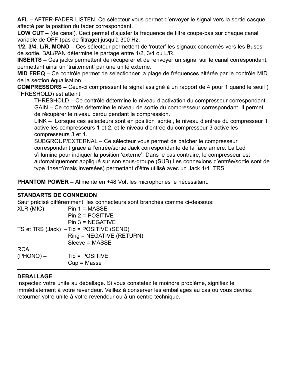 Peavey RQ 4300 Series User Manual | Page 34 / 60