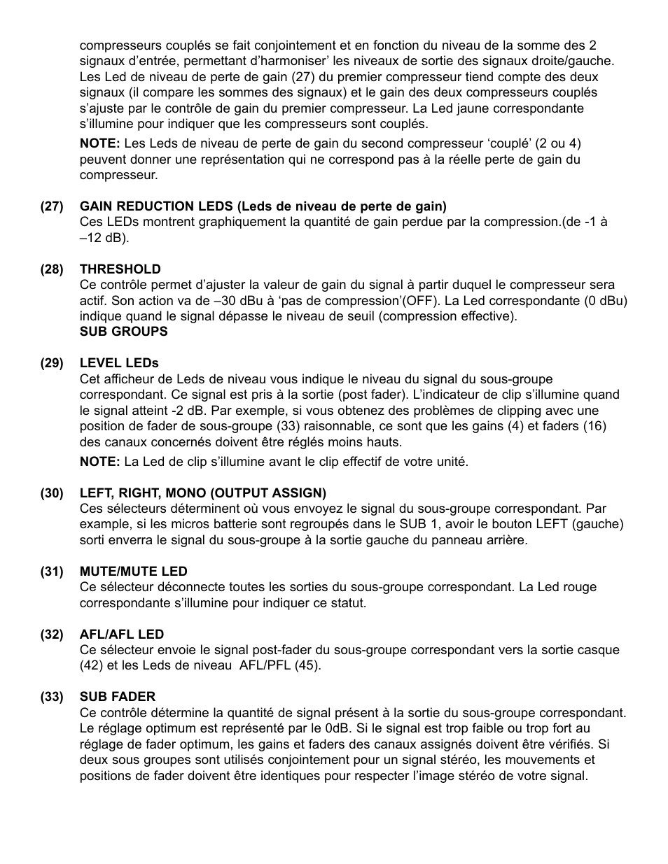 Peavey RQ 4300 Series User Manual | Page 40 / 60