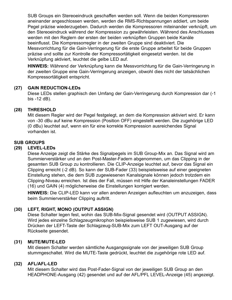 Peavey RQ 4300 Series User Manual | Page 52 / 60