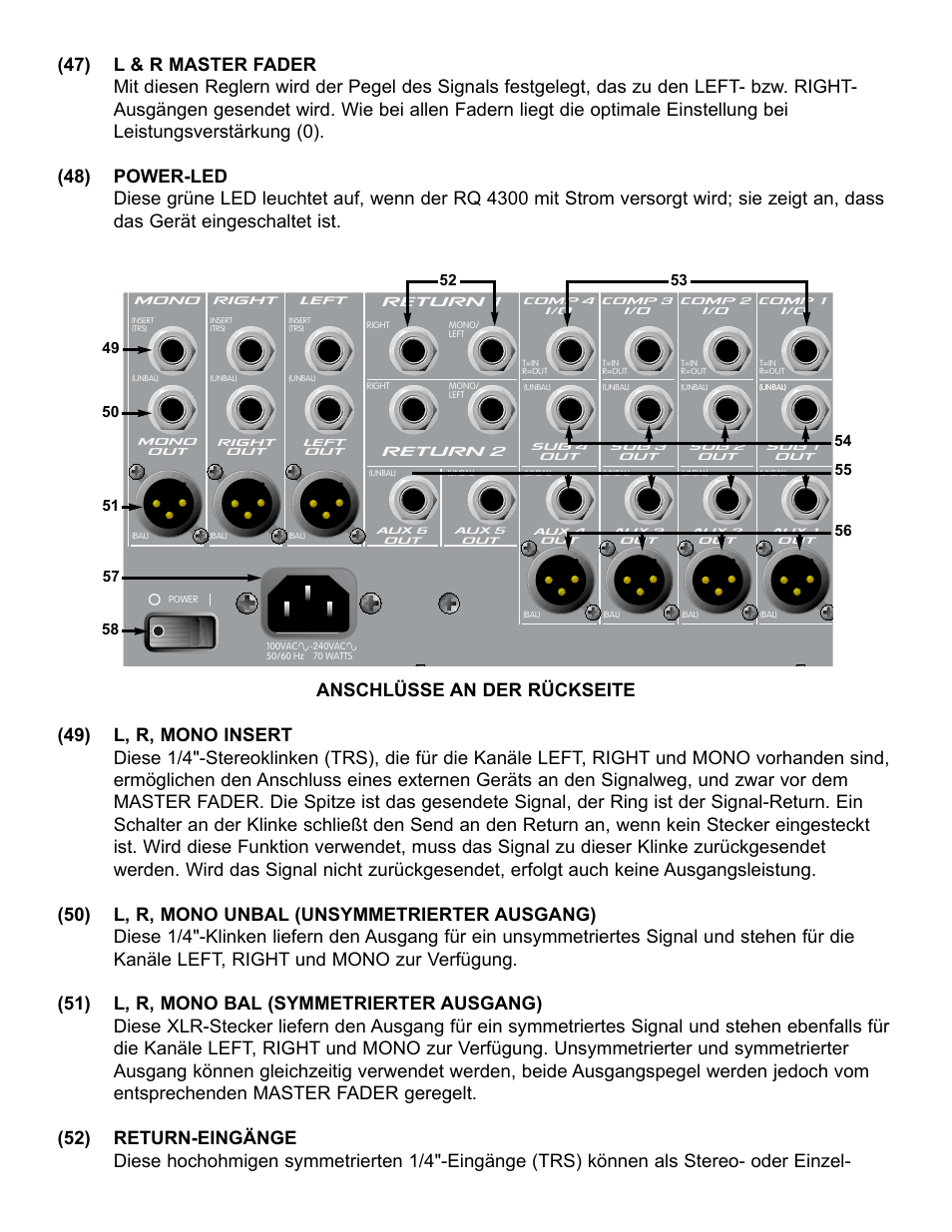 Peavey RQ 4300 Series User Manual | Page 55 / 60