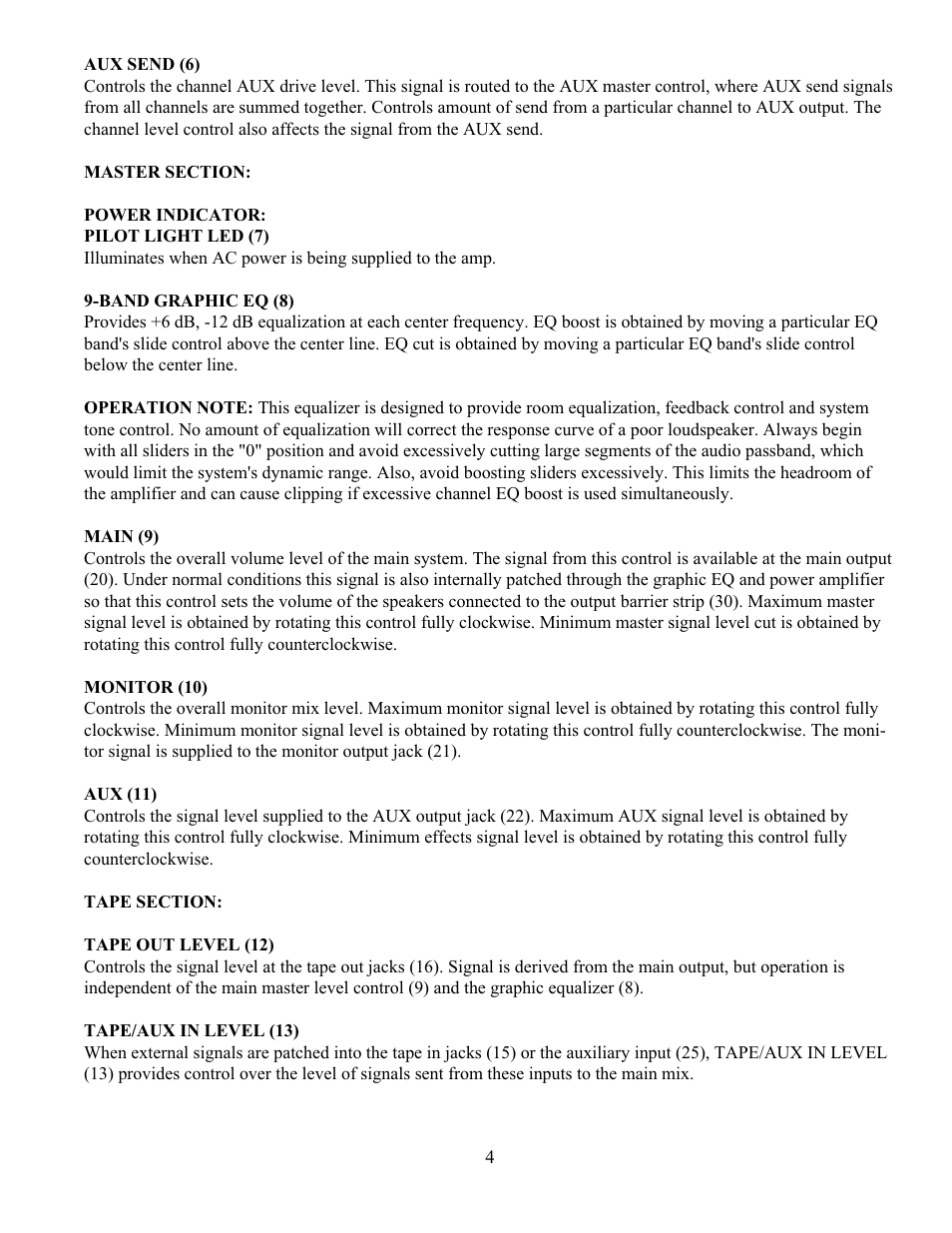 Peavey IRM 8150 User Manual | Page 4 / 16