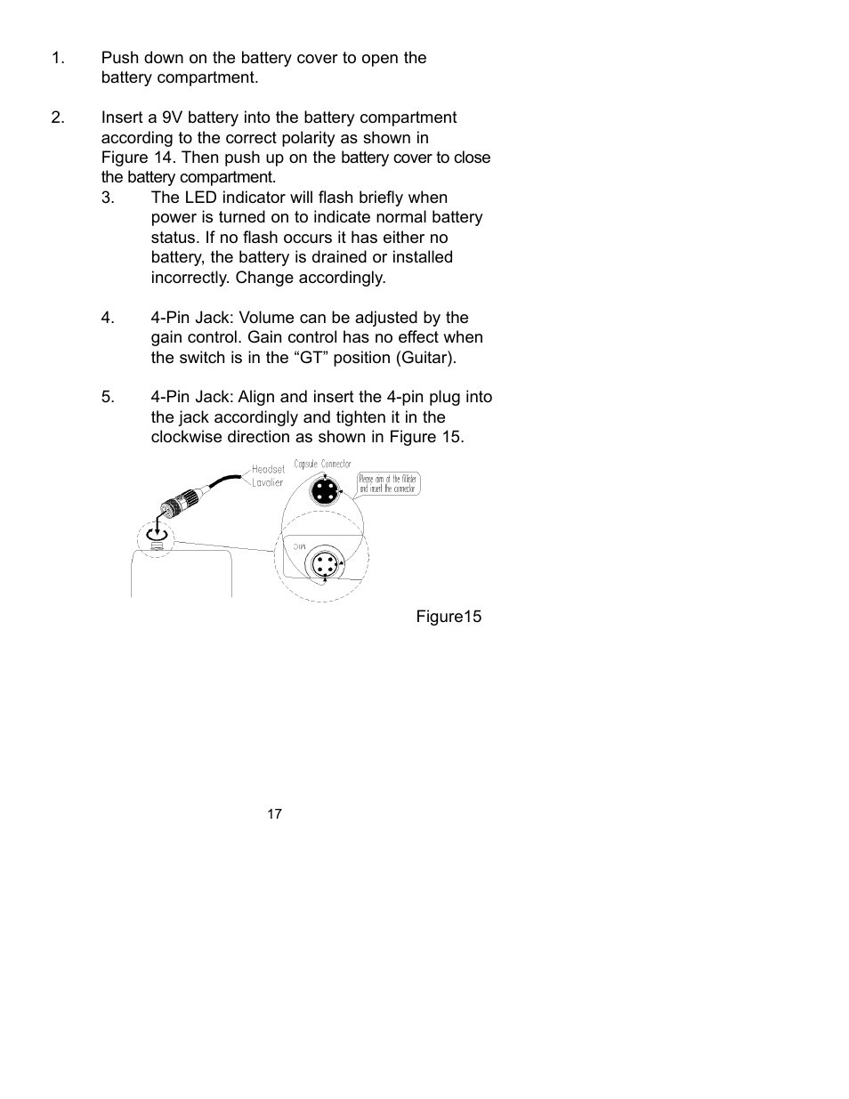 Peavey PCX-V12 User Manual | Page 17 / 24