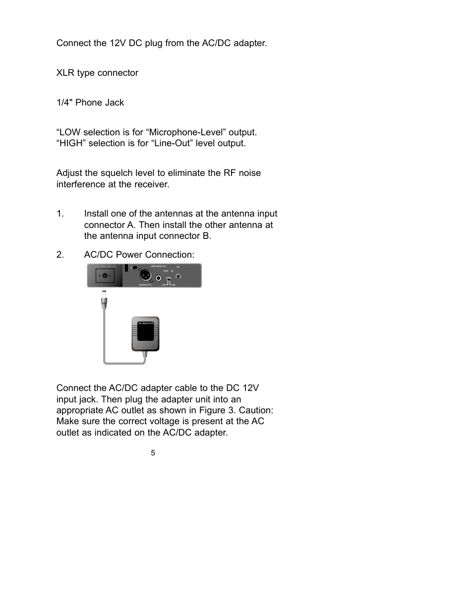 Peavey PCX-V12 User Manual | Page 5 / 24