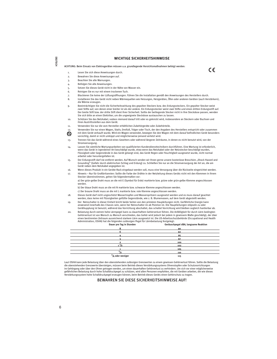 Peavey PRO COMM U1002 User Manual | Page 6 / 36