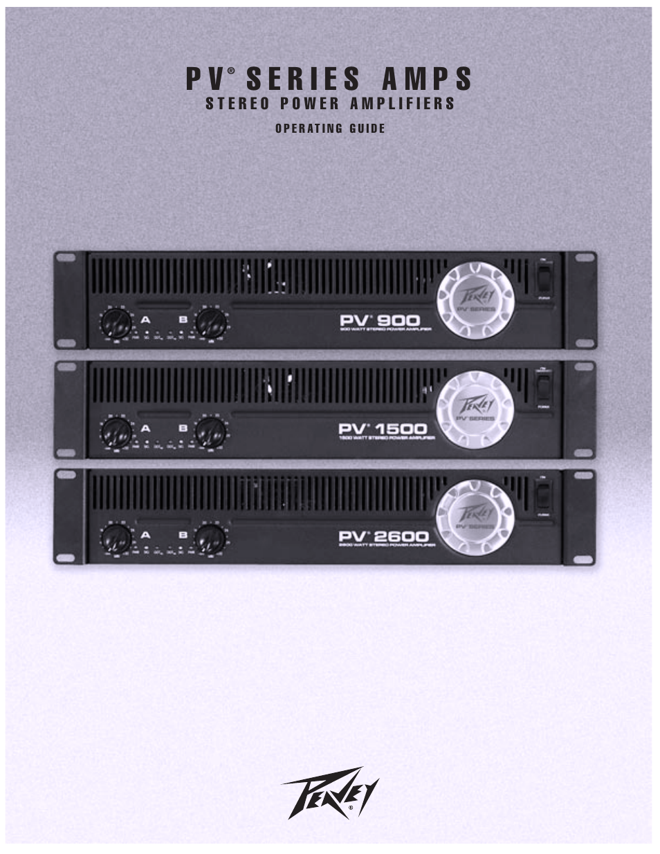 Peavey PV 1500 User Manual | 32 pages