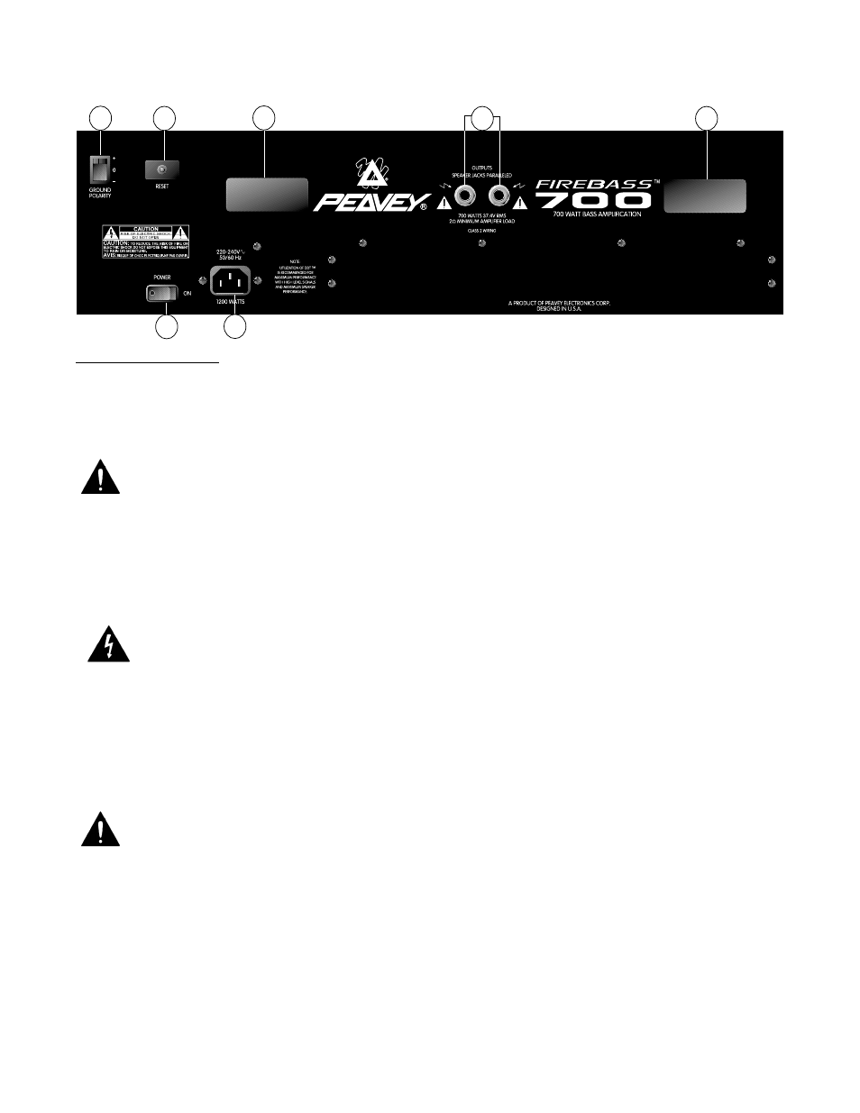 Peavey Firebass 700 User Manual | Page 18 / 28