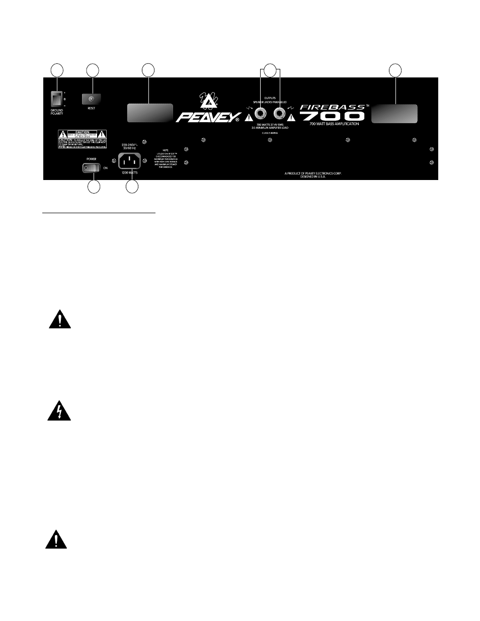 Peavey Firebass 700 User Manual | Page 23 / 28
