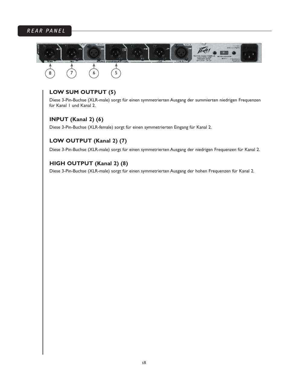 Peavey 23XO User Manual | Page 18 / 40