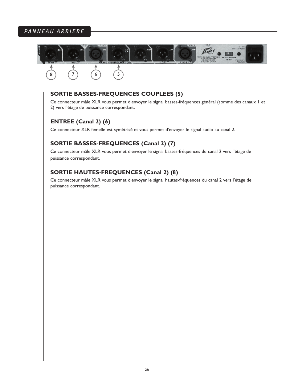 Peavey 23XO User Manual | Page 26 / 40