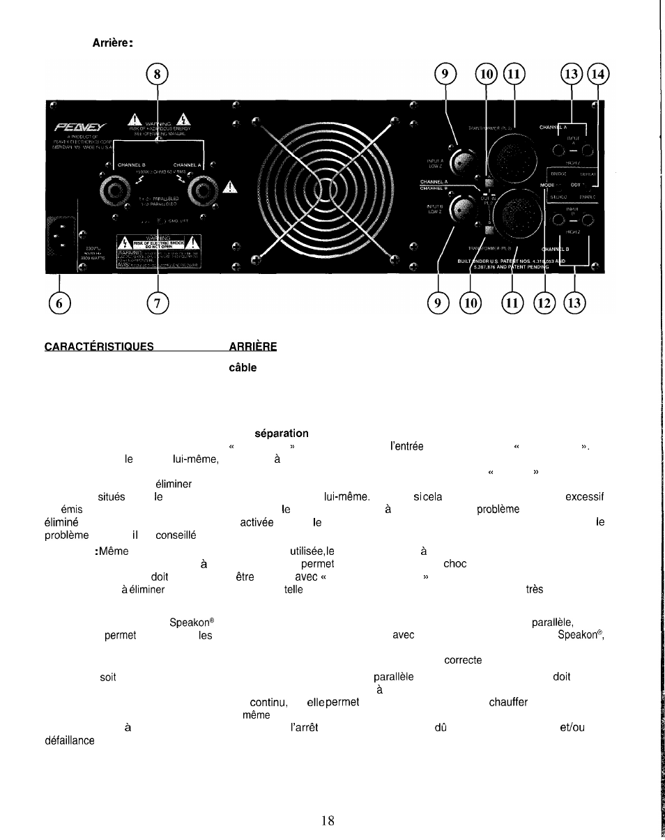 Peavey CS-G series User Manual | Page 18 / 28