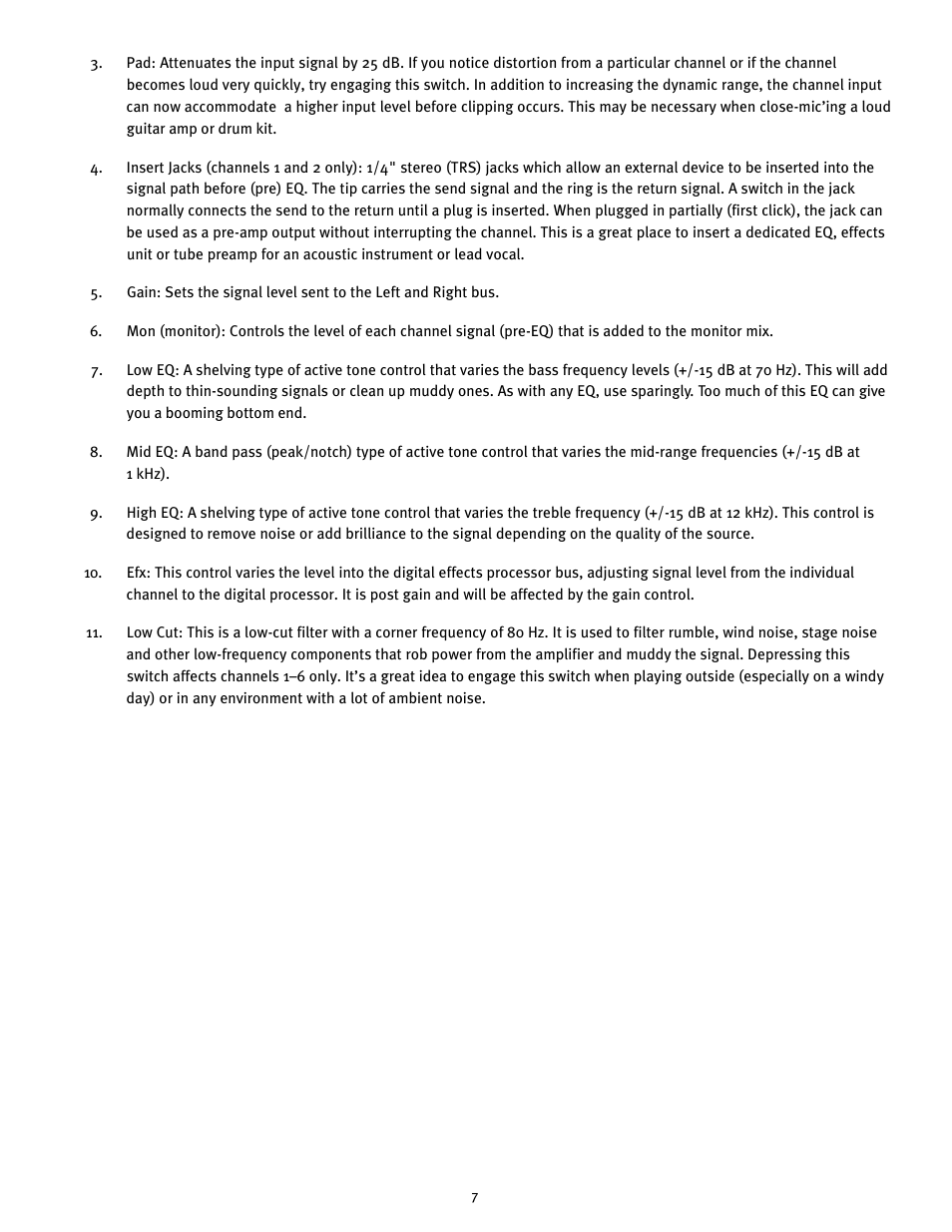 Peavey XR 684F User Manual | Page 7 / 64