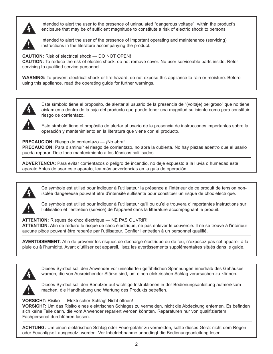 Peavey TransChorus 210 User Manual | Page 2 / 32