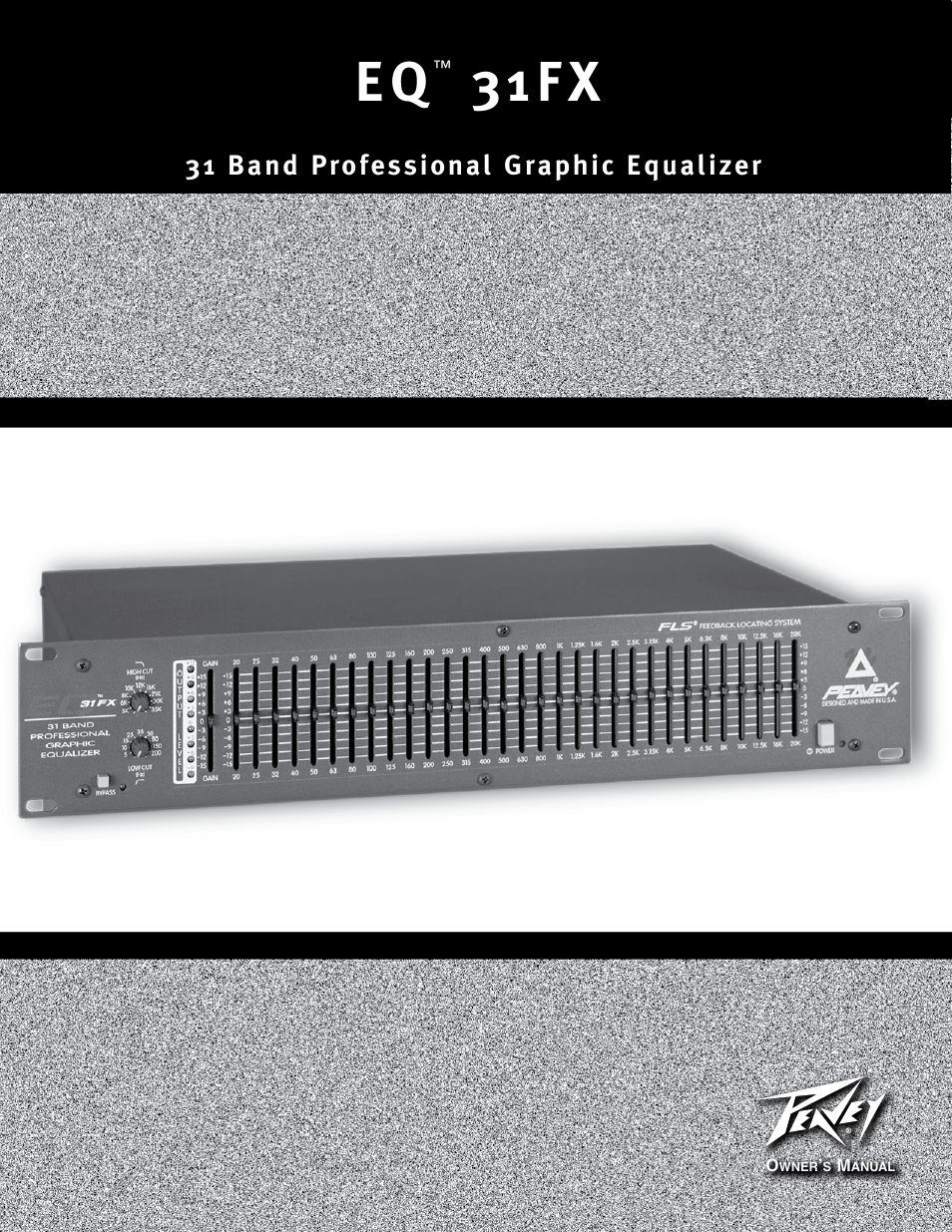 Peavey 31FX User Manual | 20 pages