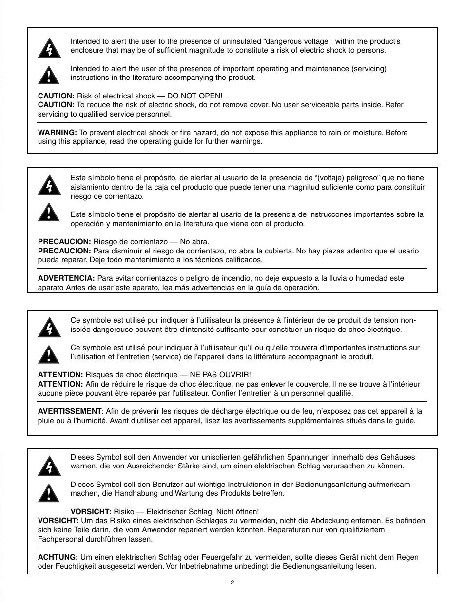 31fx | Peavey 31FX User Manual | Page 2 / 20